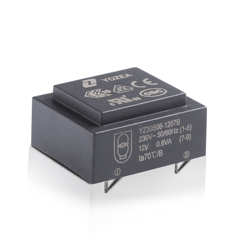 YZ30S06-1207B Small Size 0.6va Output 6v to 24v step down transformer 