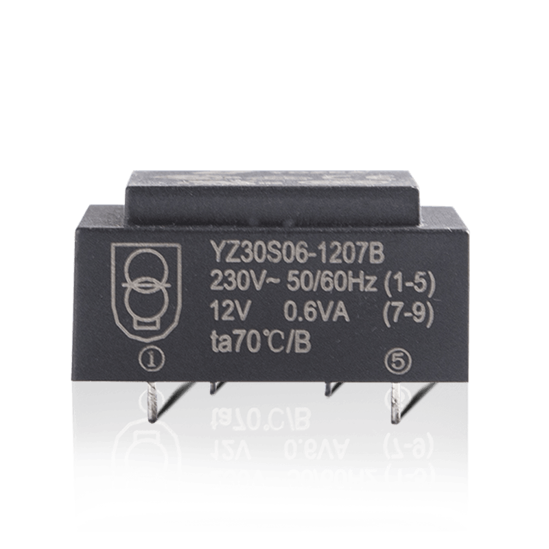 YZ30S08-1207B Low Frequency 0.8VA PCB Mounting Step Down Transformer 50HZ